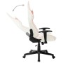 Silla de gaming de cuero sintético blanco y rosa de vidaXL, Sillones para videojuegos - Ref: Foro24-20534, Precio: 196,24 €, ...