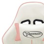 Silla de gaming de cuero sintético blanco y rosa de vidaXL, Sillones para videojuegos - Ref: Foro24-20534, Precio: 196,24 €, ...