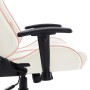 Silla de gaming de cuero sintético blanco y rosa de vidaXL, Sillones para videojuegos - Ref: Foro24-20534, Precio: 196,24 €, ...