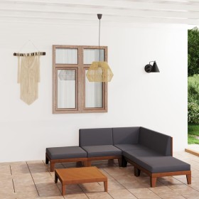 Garden furniture and cushions set 7 pieces solid acacia wood by vidaXL, Garden sets - Ref: Foro24-3058103, Price: 588,99 €, D...