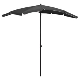 Garden umbrella with anthracite gray pole 200x130 cm by vidaXL, Umbrellas - Ref: Foro24-315553, Price: 25,91 €, Discount: %