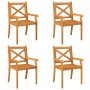 5-piece solid acacia wood garden dining set by vidaXL, Garden sets - Ref: Foro24-3058001, Price: 363,99 €, Discount: %