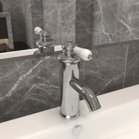 Silver bathroom sink faucet 130x180 mm by vidaXL, Faucets - Ref: Foro24-149074, Price: 37,09 €, Discount: %