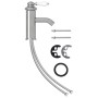 Grifo para lavabo de baño plateado 130x180 mm de vidaXL, Grifos - Ref: Foro24-149074, Precio: 37,05 €, Descuento: %