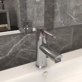 Silver finish bathroom sink faucet 130x176 mm by vidaXL, Faucets - Ref: Foro24-149069, Price: 30,32 €, Discount: %