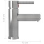 Grifo para lavabo de baño acabado plateado 130x176 mm de vidaXL, Grifos - Ref: Foro24-149069, Precio: 32,72 €, Descuento: %