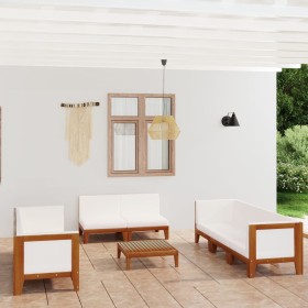 Garden furniture and cushions set 9 pieces solid acacia wood by vidaXL, Garden sets - Ref: Foro24-3058120, Price: 1,00 €, Dis...