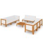 Garden furniture and cushions set 9 pieces solid acacia wood by vidaXL, Garden sets - Ref: Foro24-3058120, Price: 1,00 €, Dis...