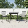 Garten-Essgruppe 3-teilig aus schwarzem PVC-Rattan von vidaXL, Gartensets - Ref: Foro24-3060267, Preis: 210,38 €, Rabatt: %