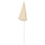 Garden umbrella with steel pole in sand color, 180 cm. by vidaXL, Umbrellas - Ref: Foro24-315537, Price: 19,65 €, Discount: %