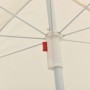 Garden umbrella with steel pole in sand color, 180 cm. by vidaXL, Umbrellas - Ref: Foro24-315537, Price: 19,65 €, Discount: %