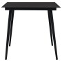 Juego de comedor de jardín 3 piezas ratán PVC negro de vidaXL, Conjuntos de jardín - Ref: Foro24-3060267, Precio: 219,64 €, D...