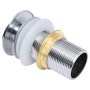 Push drain overflow function silver 6.4x6.4x9.1cm by vidaXL, Faucets - Ref: Foro24-149059, Price: 13,49 €, Discount: %