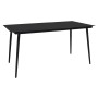 Juego de comedor de jardín 5 piezas ratán PVC negro de vidaXL, Conjuntos de jardín - Ref: Foro24-3060269, Precio: 353,96 €, D...