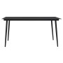 Juego de comedor de jardín 5 piezas ratán PVC negro de vidaXL, Conjuntos de jardín - Ref: Foro24-3060269, Precio: 353,96 €, D...