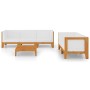 Garden furniture and cushions set 6 pieces solid acacia wood by vidaXL, Garden sets - Ref: Foro24-3058118, Price: 677,62 €, D...