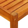 Banco de jardín con mesa y reposapiés madera de acacia maciza de vidaXL, Bancos de jardín - Ref: Foro24-3058008, Precio: 403,...