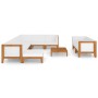 Garden furniture and cushions set 10 pieces solid acacia wood by vidaXL, Garden sets - Ref: Foro24-3058126, Price: 1,00 €, Di...