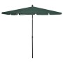 Garden umbrella with green pole 210x140 cm by vidaXL, Umbrellas - Ref: Foro24-315544, Price: 44,15 €, Discount: %