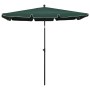 Garden umbrella with green pole 210x140 cm by vidaXL, Umbrellas - Ref: Foro24-315544, Price: 44,15 €, Discount: %