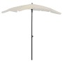 Garden umbrella with sand-colored pole 200x130 cm by vidaXL, Umbrellas - Ref: Foro24-315551, Price: 33,00 €, Discount: %