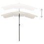 Garden umbrella with sand-colored pole 200x130 cm by vidaXL, Umbrellas - Ref: Foro24-315551, Price: 33,00 €, Discount: %