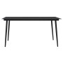 Juego de comedor para jardín 7 piezas ratán PVC negro de vidaXL, Conjuntos de jardín - Ref: Foro24-3060271, Precio: 504,24 €,...