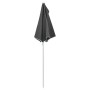 Semicircular garden umbrella with pole 300x150 cm anthracite gray by vidaXL, Umbrellas - Ref: Foro24-315561, Price: 23,81 €, ...