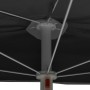 Semicircular garden umbrella with pole 300x150 cm anthracite gray by vidaXL, Umbrellas - Ref: Foro24-315561, Price: 23,81 €, ...