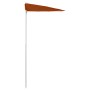 Semicircular garden umbrella with pole 300x150 cm terracotta by vidaXL, Umbrellas - Ref: Foro24-315564, Price: 32,99 €, Disco...