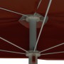 Semicircular garden umbrella with pole 300x150 cm terracotta by vidaXL, Umbrellas - Ref: Foro24-315564, Price: 32,99 €, Disco...