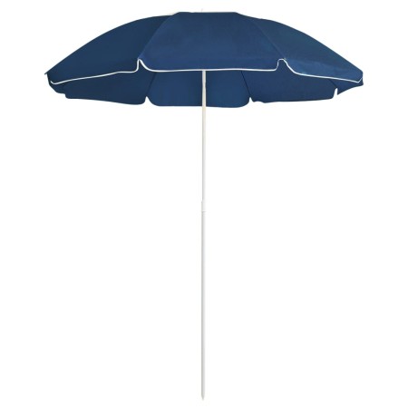 Garden umbrella with blue steel pole 180 cm by vidaXL, Umbrellas - Ref: Foro24-315541, Price: 23,99 €, Discount: %