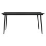 Juego de comedor de jardín 9 piezas ratán PVC negro de vidaXL, Conjuntos de jardín - Ref: Foro24-3060272, Precio: 600,57 €, D...