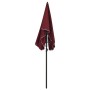 Garden umbrella with burgundy red pole 200x130 cm by vidaXL, Umbrellas - Ref: Foro24-315555, Price: 30,99 €, Discount: %