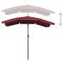 Garden umbrella with burgundy red pole 200x130 cm by vidaXL, Umbrellas - Ref: Foro24-315555, Price: 30,99 €, Discount: %