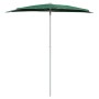 Semicircular garden umbrella with pole 300x150 cm green by vidaXL, Umbrellas - Ref: Foro24-315560, Price: 28,48 €, Discount: %