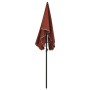 Garden umbrella with terracotta pole 200x130 cm by vidaXL, Umbrellas - Ref: Foro24-315556, Price: 30,99 €, Discount: %