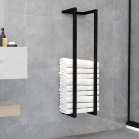 Black iron towel rack 25x20x95 cm by vidaXL, Towel racks - Ref: Foro24-325918, Price: 31,65 €, Discount: %