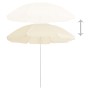 Garden umbrella with sand-colored steel pole, 180 cm. by vidaXL, Umbrellas - Ref: Foro24-315540, Price: 22,05 €, Discount: %