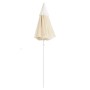 Garden umbrella with sand-colored steel pole, 180 cm. by vidaXL, Umbrellas - Ref: Foro24-315540, Price: 22,05 €, Discount: %