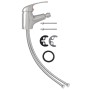 Silver bidet mixer tap 13x12 cm by vidaXL, Faucets - Ref: Foro24-149087, Price: 28,29 €, Discount: %