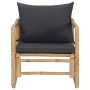 Bamboo 4-piece garden furniture set with cushions by vidaXL, Garden sets - Ref: Foro24-315601, Price: 388,99 €, Discount: %