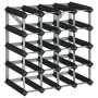 Solid black pine wood wine rack for 20 bottles by vidaXL, Wine racks - Ref: Foro24-325914, Price: 50,99 €, Discount: %