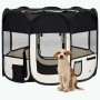 Faltbare Hundepark-Transporttasche schwarz 90x90x58 cm von vidaXL, Hundehütten und Zäune - Ref: Foro24-171005, Preis: 43,79 €...