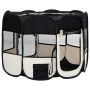 Parque de perros plegable bolsa de transporte negro 90x90x58 cm de vidaXL, Casetas y cercados para perros - Ref: Foro24-17100...