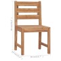 Garden chairs 2 units solid teak wood by vidaXL, Garden chairs - Ref: Foro24-315614, Price: 135,88 €, Discount: %