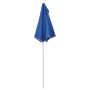 Semicircular garden umbrella with pole 300x150 cm azure blue by vidaXL, Umbrellas - Ref: Foro24-315566, Price: 28,48 €, Disco...