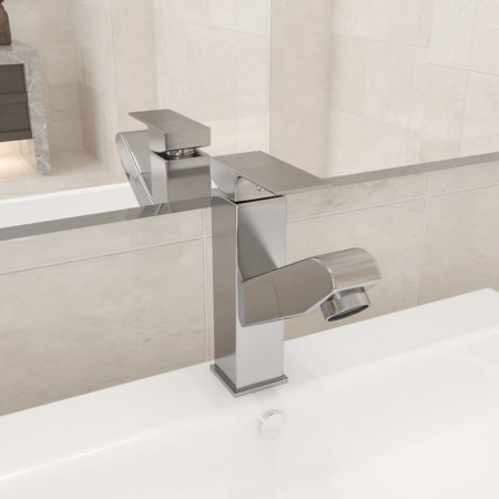 Grifo de lavabo de baño función extraíble plateado 157x172 mm de vidaXL, Grifos - Ref: Foro24-149079, Precio: 41,31 €, Descue...