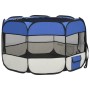 Foldable dog playpen and transport bag blue 110x110x58cm by vidaXL, Dog kennels and fences - Ref: Foro24-171014, Price: 49,83...