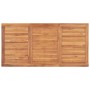 Mesa de comedor de jardín madera maciza de teca 160x80x77 cm de vidaXL, Mesas de jardín - Ref: Foro24-315620, Precio: 235,99 ...